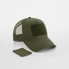 MOD. B641:Military Green, Front & peak, One Size
